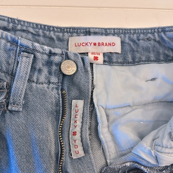 Lucky Brand Liquid Denim Luxe Barrel Cargo Jeans - Picture 4 of 8
